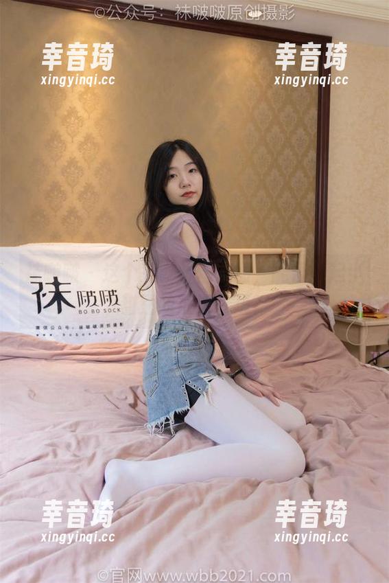 袜啵啵 - 这个薄咖啡丝套图，能否唤起小甜豆的叛逆气息？
